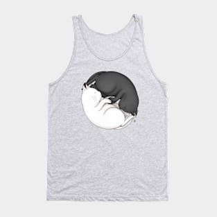 Yin Yang Cats Tank Top